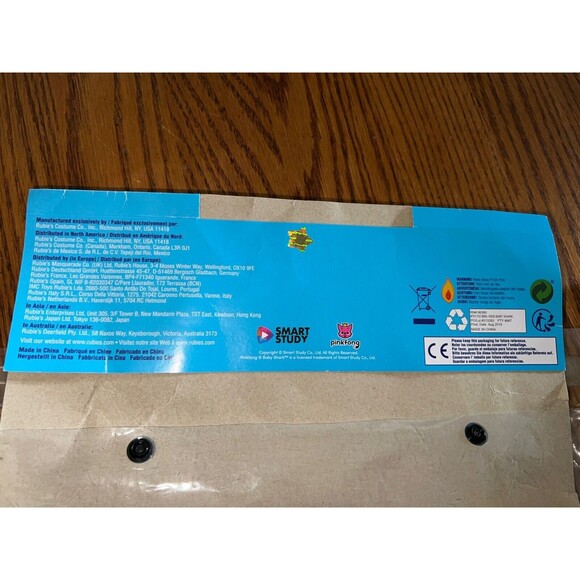 Baby Shark Costume Infant 6-12 mo Pinkfong Romper Sound Box Works Plays Song - Picture 8 of 12